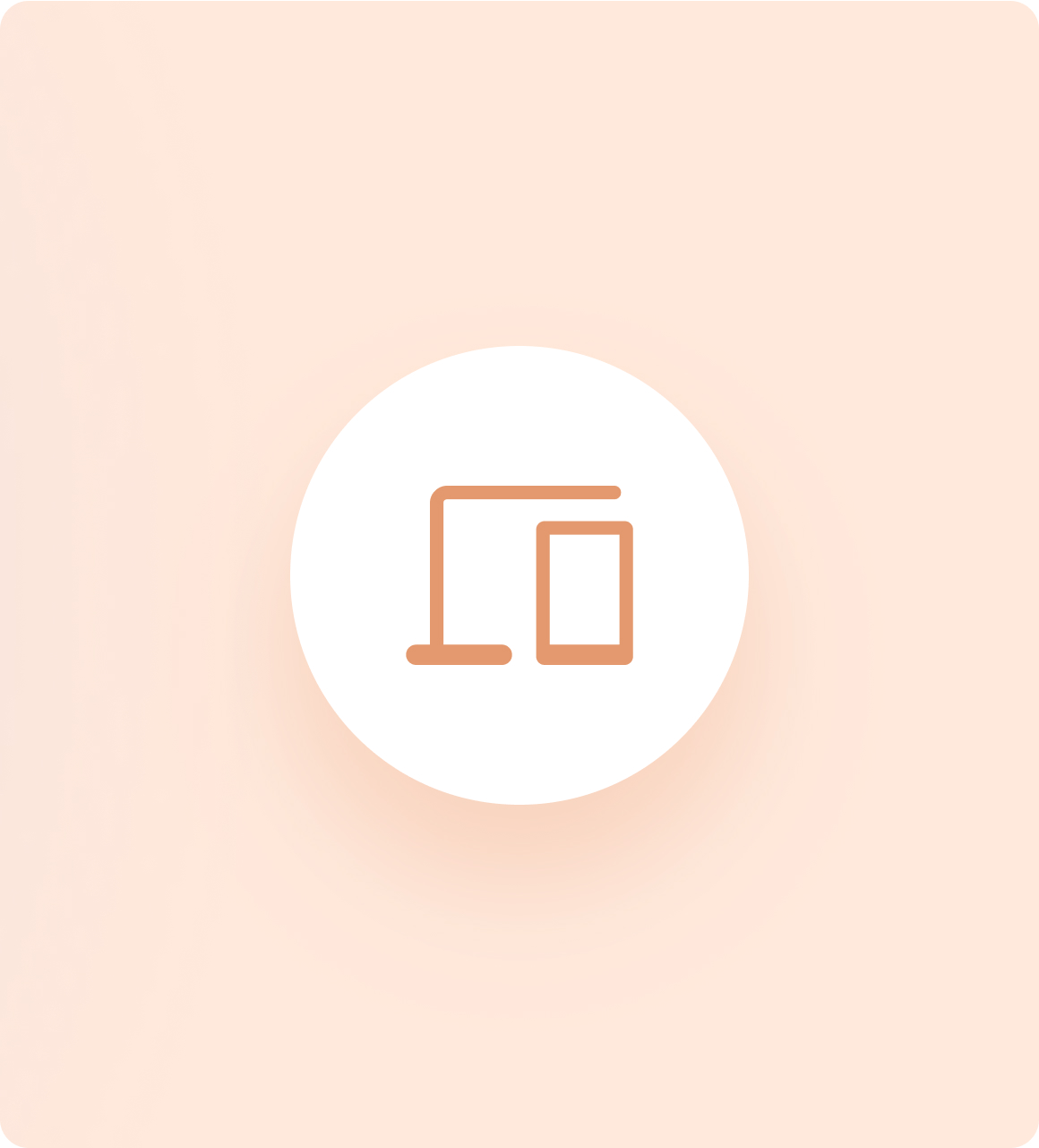 ícone de computador e celular